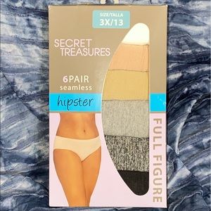 Size 3X Ladies Hipster Panties